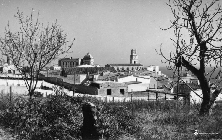 Perspectiva del Masnou des de l'actual avinguda de Joan XXIII
