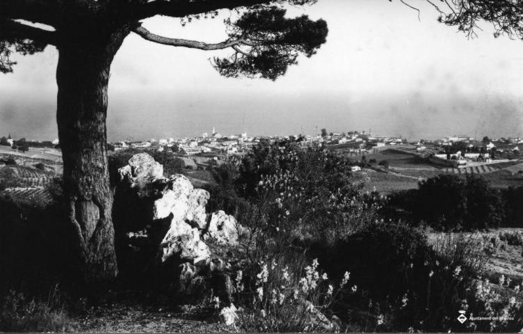 Perspectiva del Masnou des d'una turó