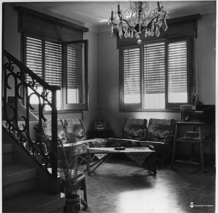Sala d'estar a l'interior d'una casa particular
