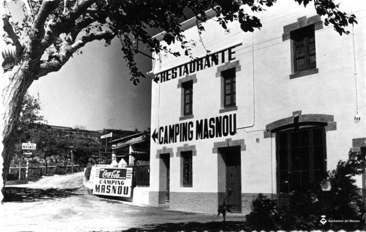 Entrada al càmping Masnou