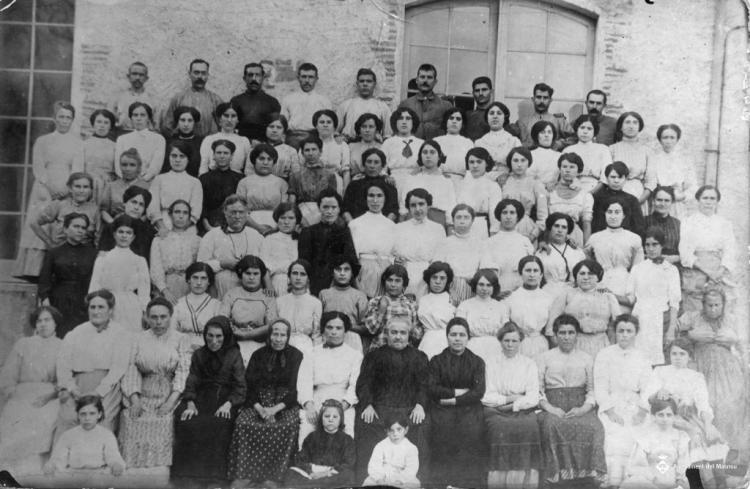 Treballadores de la fàbrica de Cal Soberano