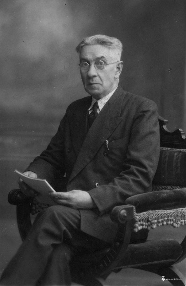 Retrat del poeta Josep Pujadas Truch