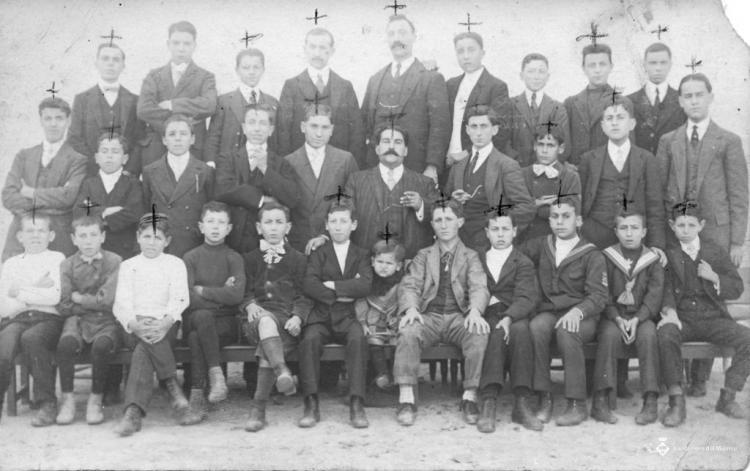 Grup del primer Orfeó Masnoví de la Catequística
