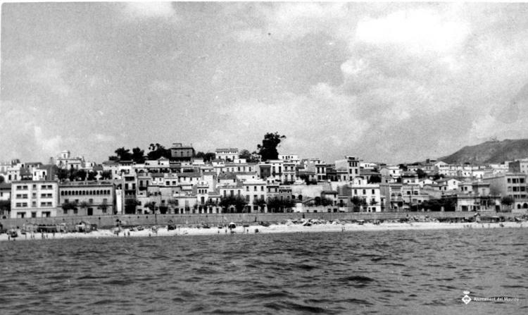 Vista del Masnou des del mar