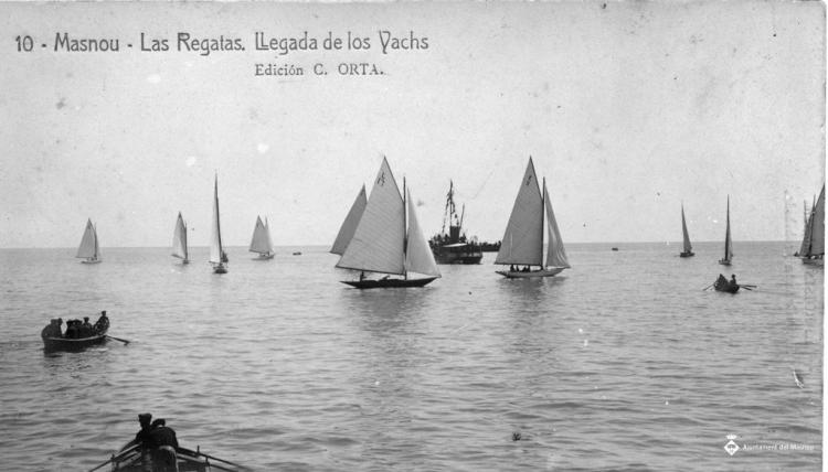 10 - Las Regatas. Llegada de los Yachs