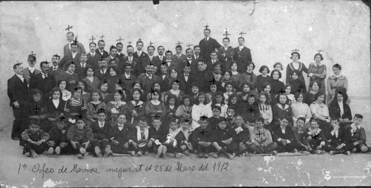 Grup del Primer Orfeó Masnoví de la Catequística