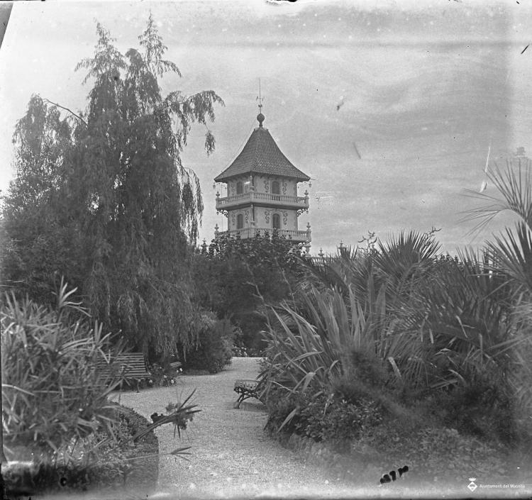 Vista del jardí Villa Montevideo