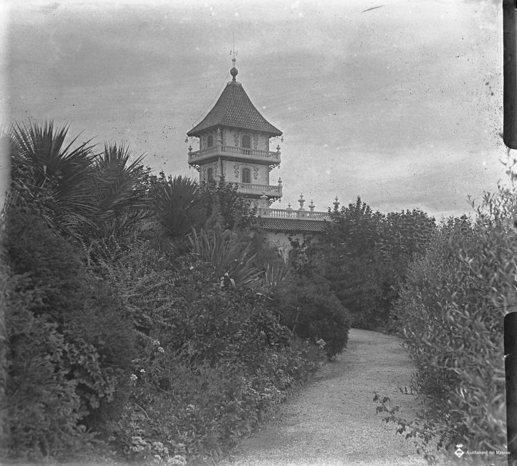 Vista del jardí Villa Montevideo
