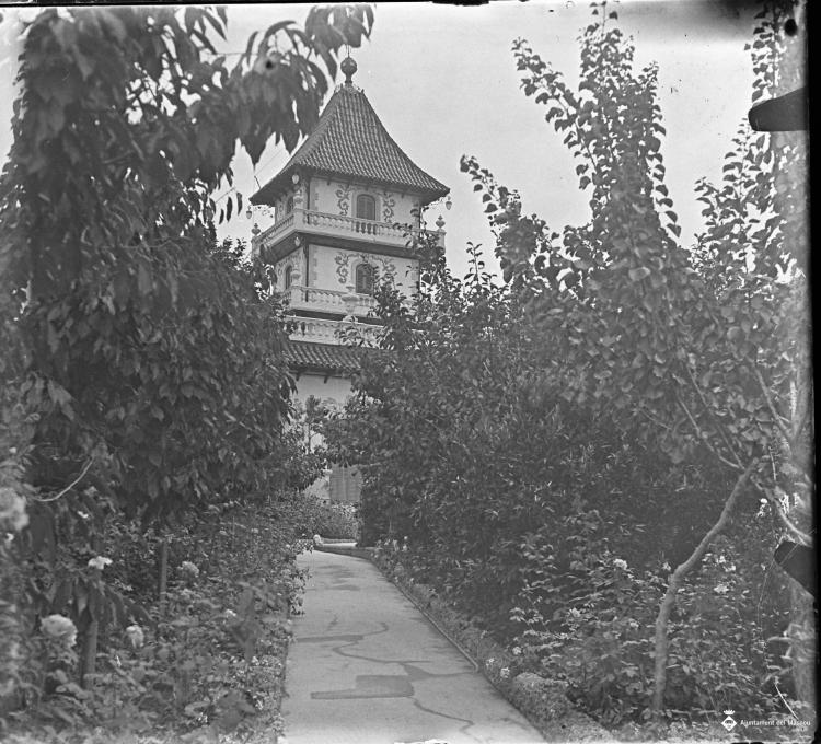 Vista del jardí Villa Montevideo