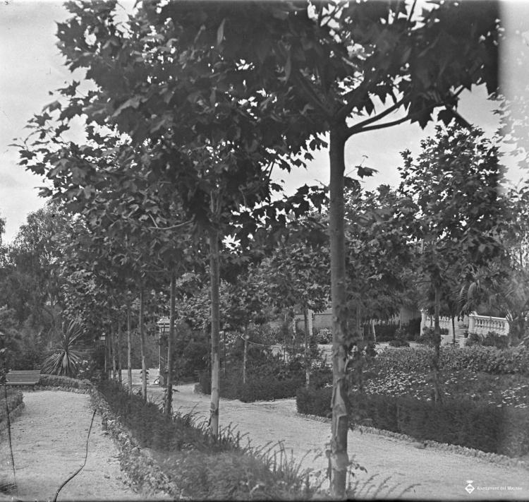 Vista del jardí Villa Montevideo