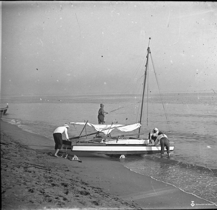 Patí varat a la platja
