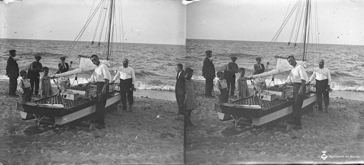 Patí varat a la platja