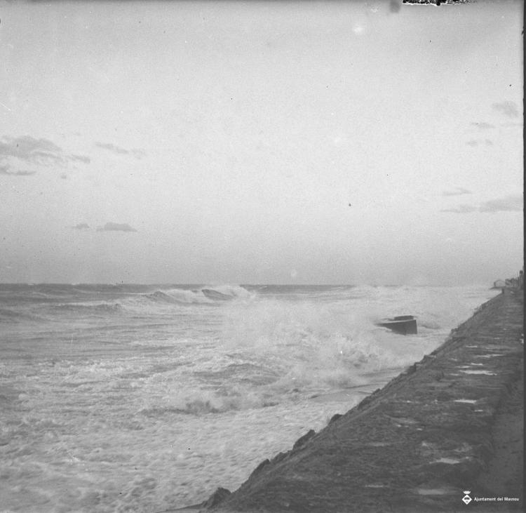 Vista de la costa de la platja