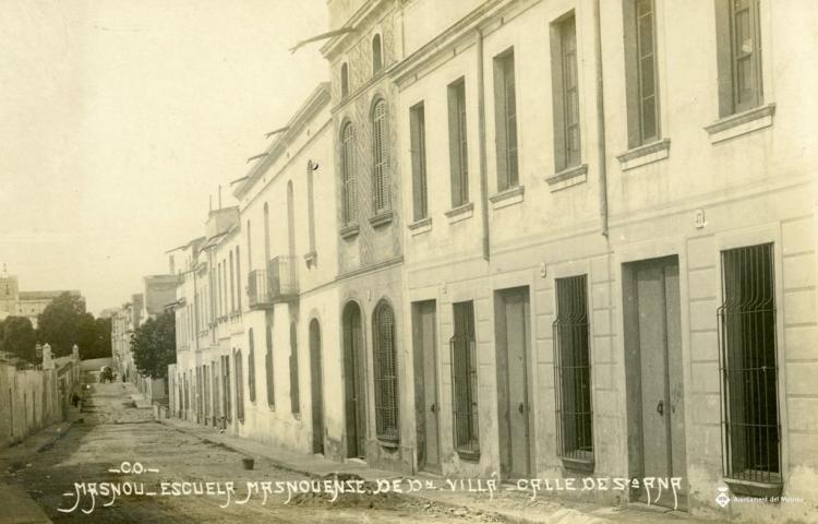 Masnou-Escuela masnouense de Don Villá-Calle de Santa Ana