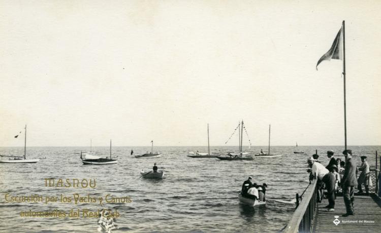 Excursión por los yachs y canots automóviles del Real Club