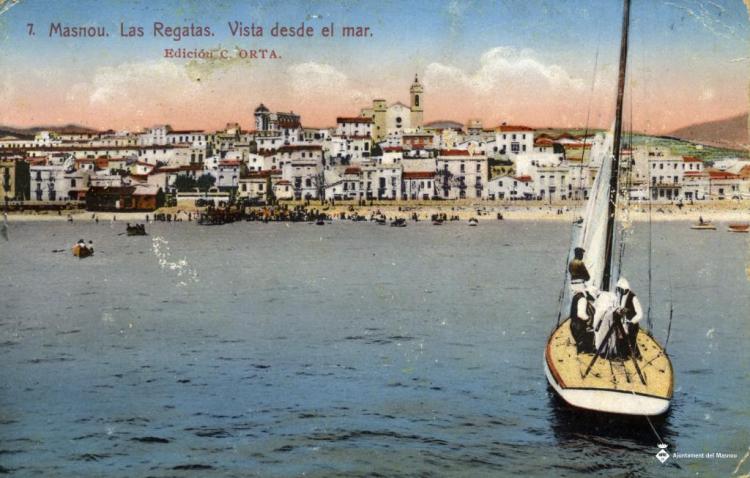 7 Masnou. Las Regatas. Vista desde el mar