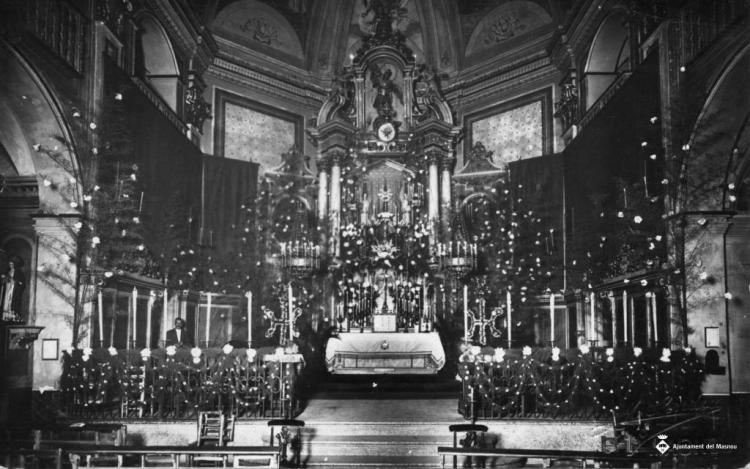 Altar major de l'església de Sant Pere del Masnou