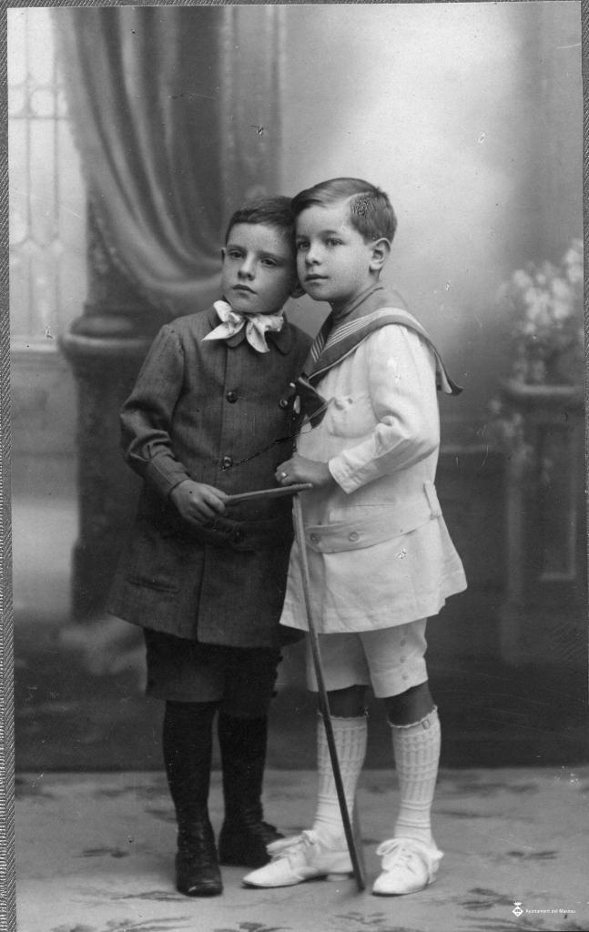 Retrat de dos infants