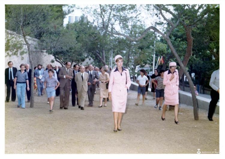 Inauguració dels jardins de Lluís Millet