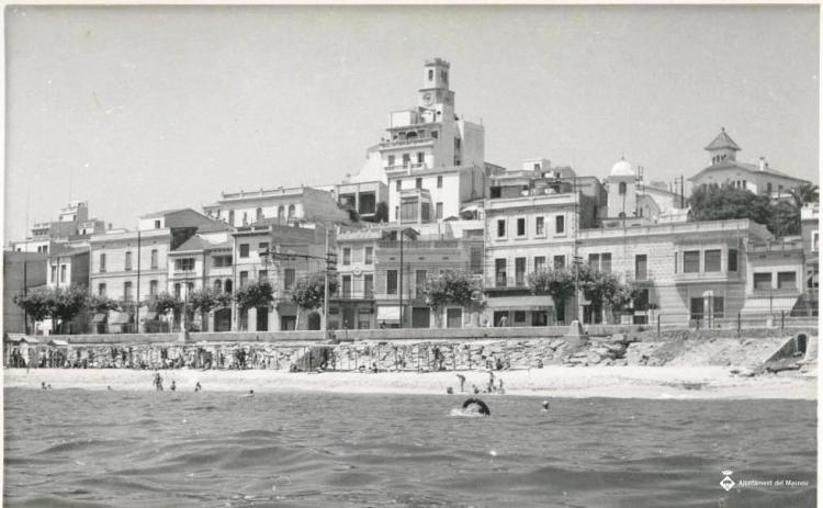 El Masnou, vista des del mar