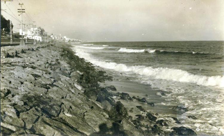 El Masnou, vista de litoral