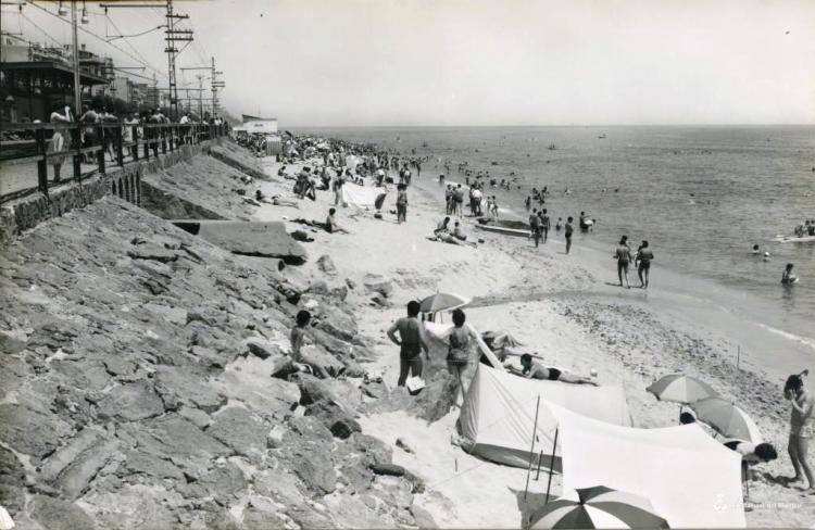 El Masnou, vista de la platja