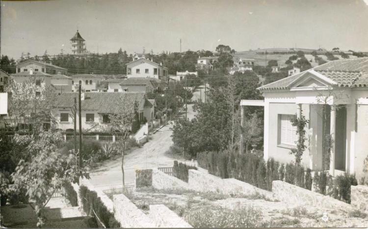 El Masnou, vista del barri de Califòrnia des de Ciutat Vila Jardí