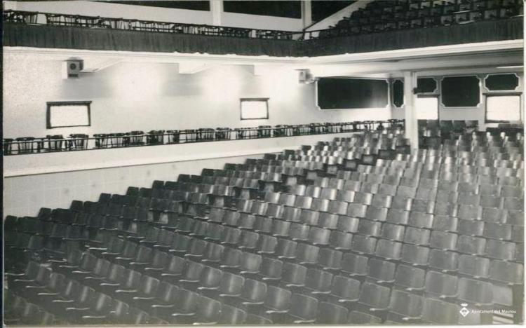 Cinema la Calàndria, vista del pati de butaques