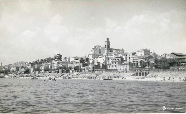 Vista del Masnou des del mar