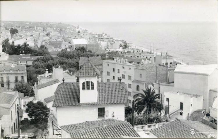 Vista del Masnou des del campanar.