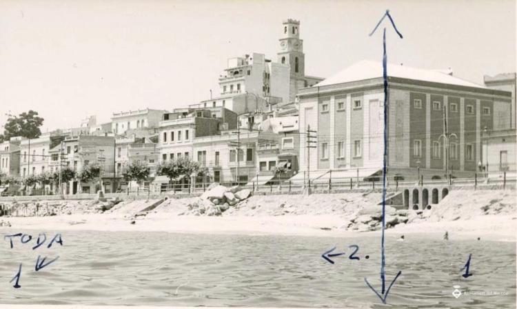 Vista del Masnou des del mar