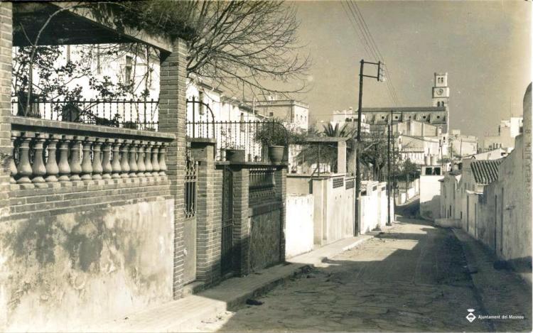 Vista del carrer de Sant Pere