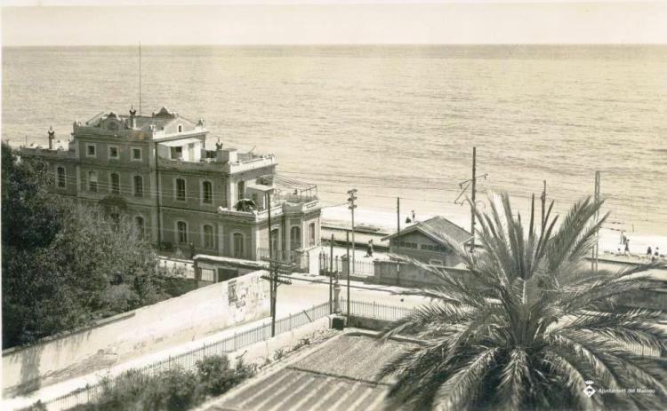 Vista de l'estació del Masnou