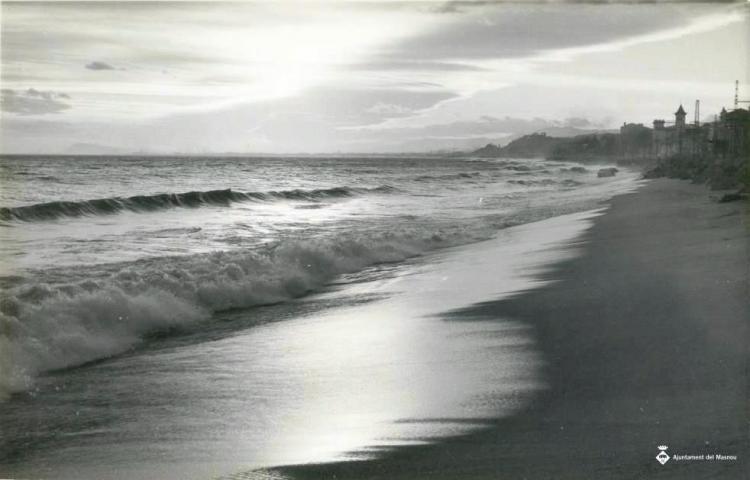 El Masnou, vista de la platja