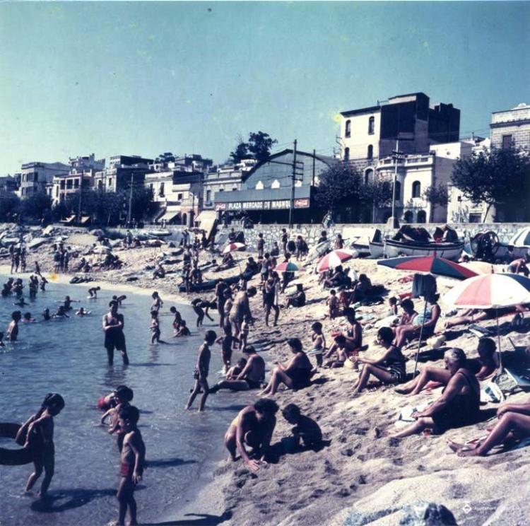 El Masnou, vista de la platja