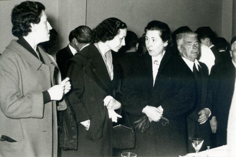 Visita de Pilar Primo de Rivera al Masnou