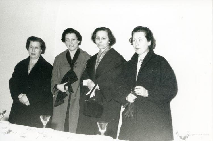 Visita de Pilar Primo de Rivera al Masnou