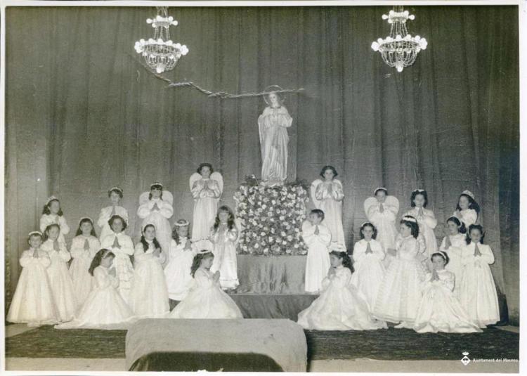 Cerimònia religiosa al teatre del Casino