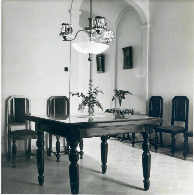 Vista d'una sala de l'Alberg