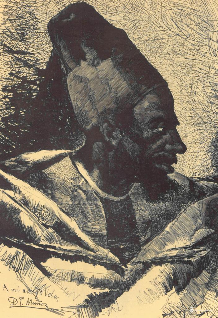 Dibuix d'un africà? Per per D. Muñoz