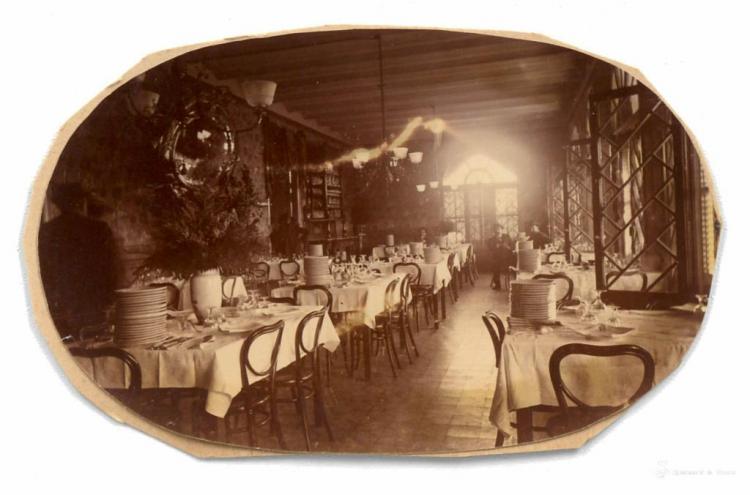 Interior d'un restaurant a Barcelona