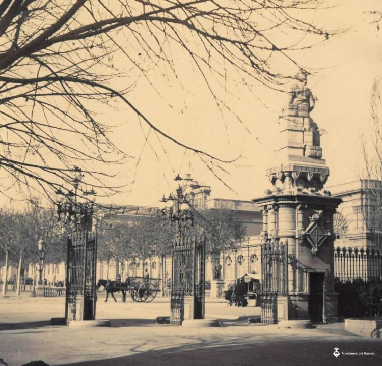 Entrada del parc de la Ciutadella, a Barcelona