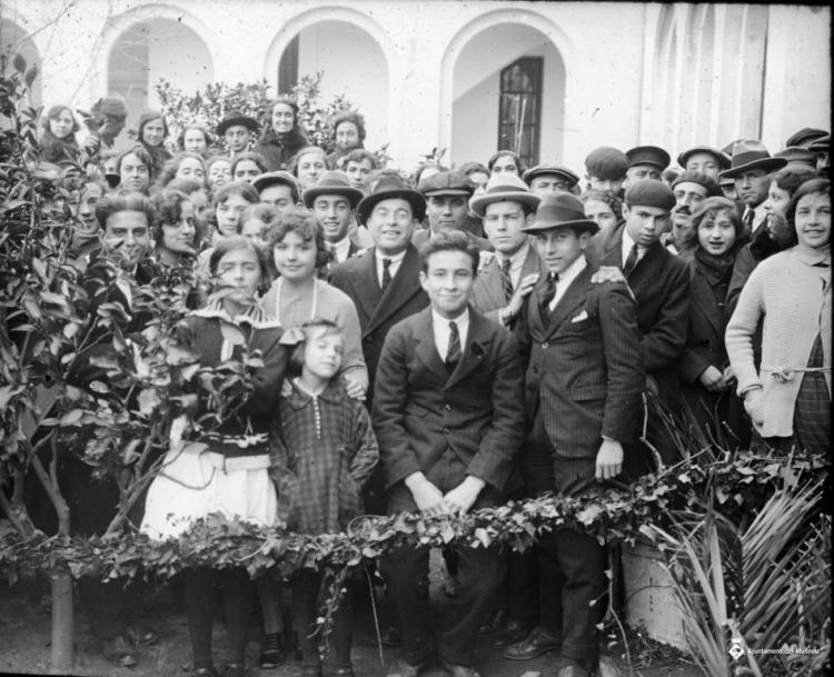 Assistents a la inauguració de l'Hospital de la Casa Benèfica