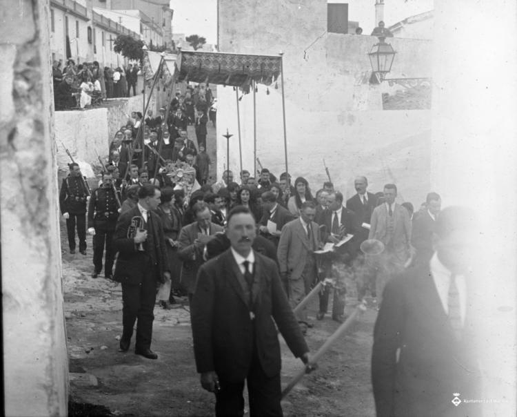 Processó de Corpus pel carrer Sant Pere