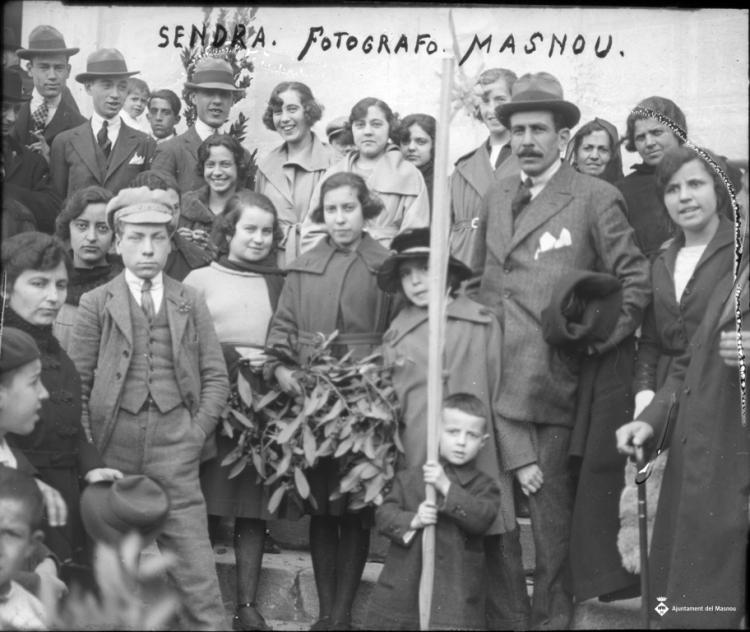 Diumenge de Rams a la sortida de l'església