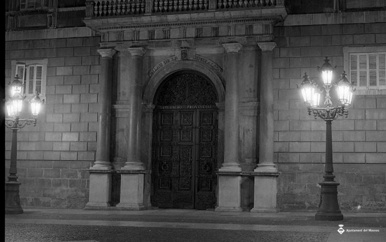 Barri gòtic de Barcelona de nit