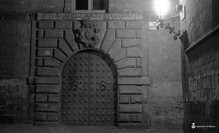 Barri gòtic de Barcelona de nit