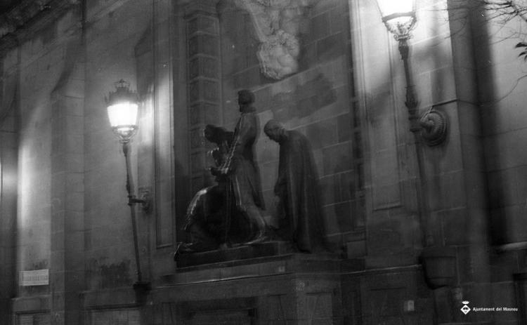 Barri gòtic de Barcelona de nit