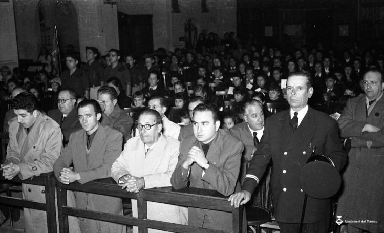 Conmemoració del Dia dels Caiguts a l'església