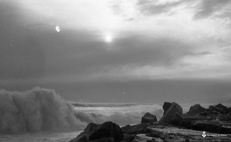 Temporal, platja